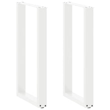 Bartafelpoten 2 st U-vormig 50x(90-91)cm staal wit