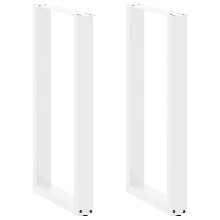 Bartafelpoten 2 st U-vormig 50x(90-91)cm staal wit