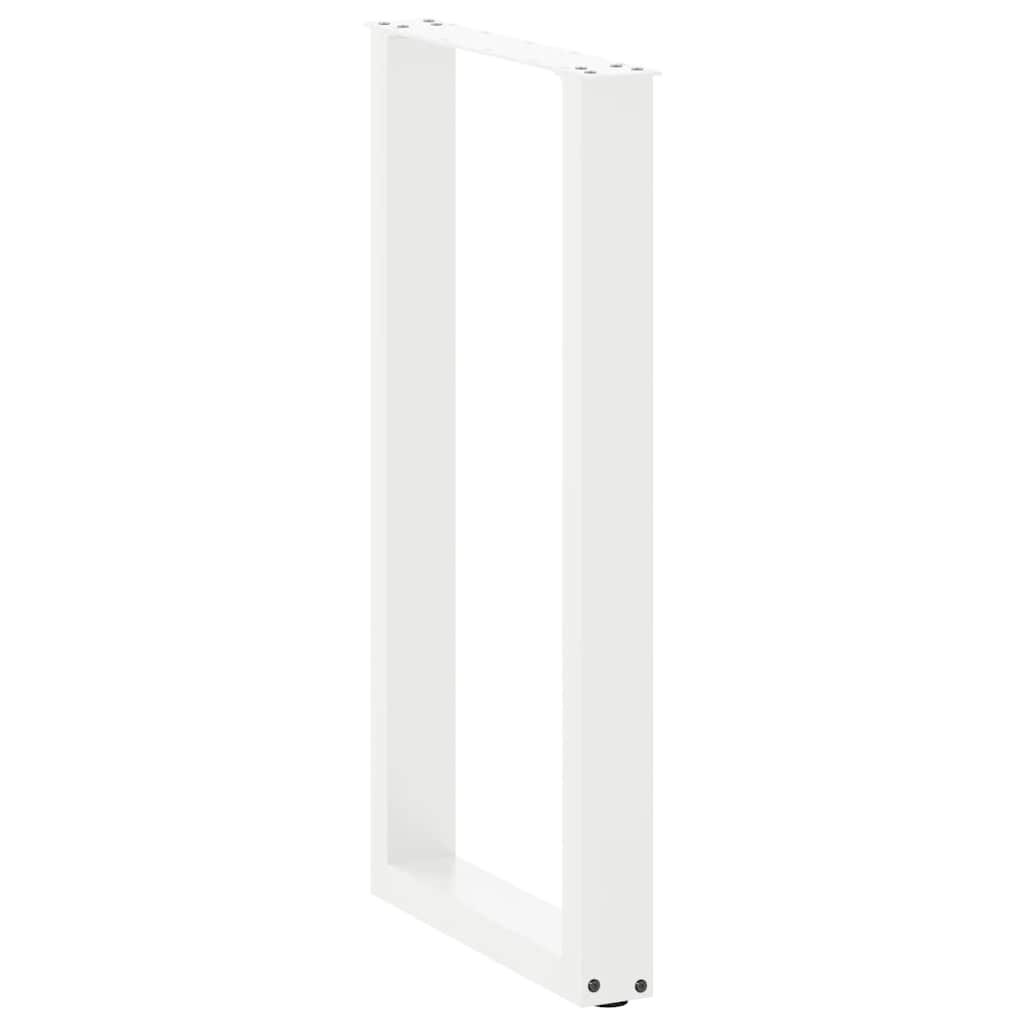 Bartafelpoten 2 st U-vormig 50x(90-91)cm staal wit