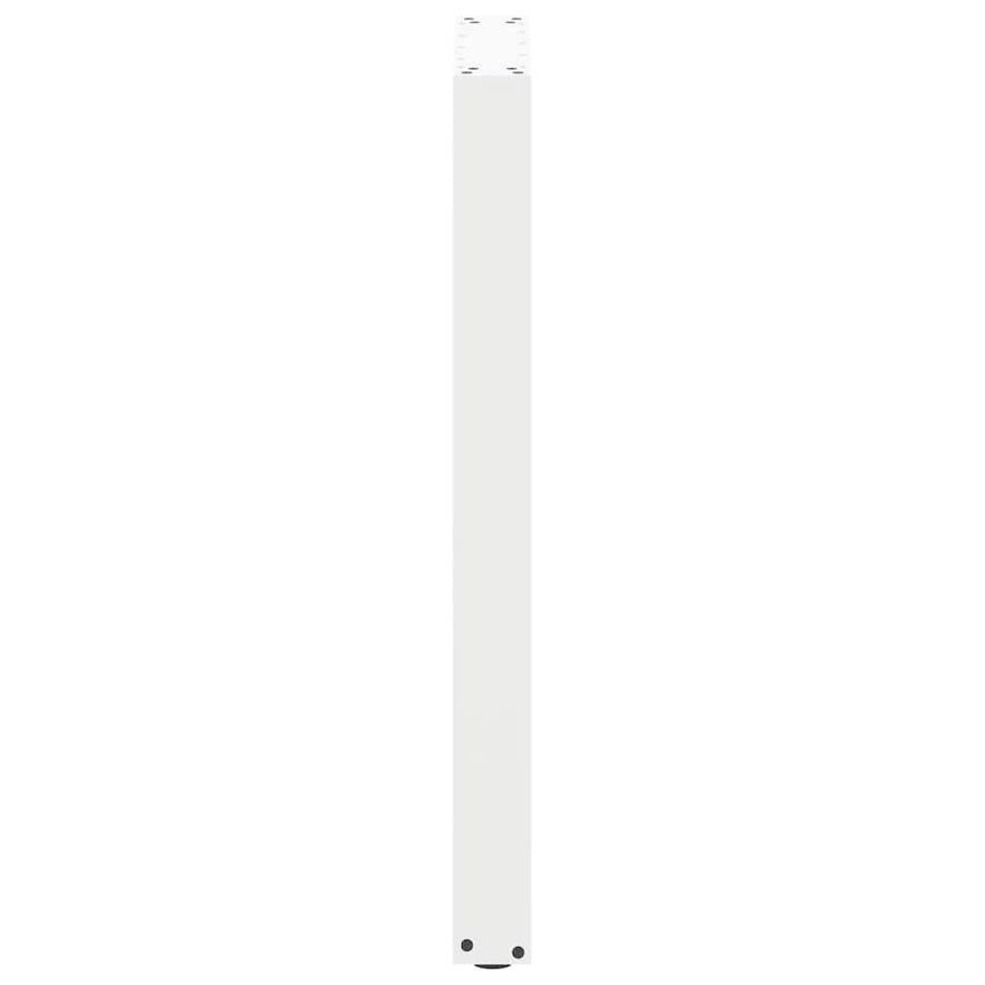 Bartafelpoten 2 st U-vormig 50x(90-91)cm staal wit