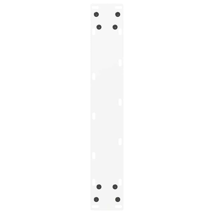 Bartafelpoten 2 st U-vormig 50x(90-91)cm staal wit