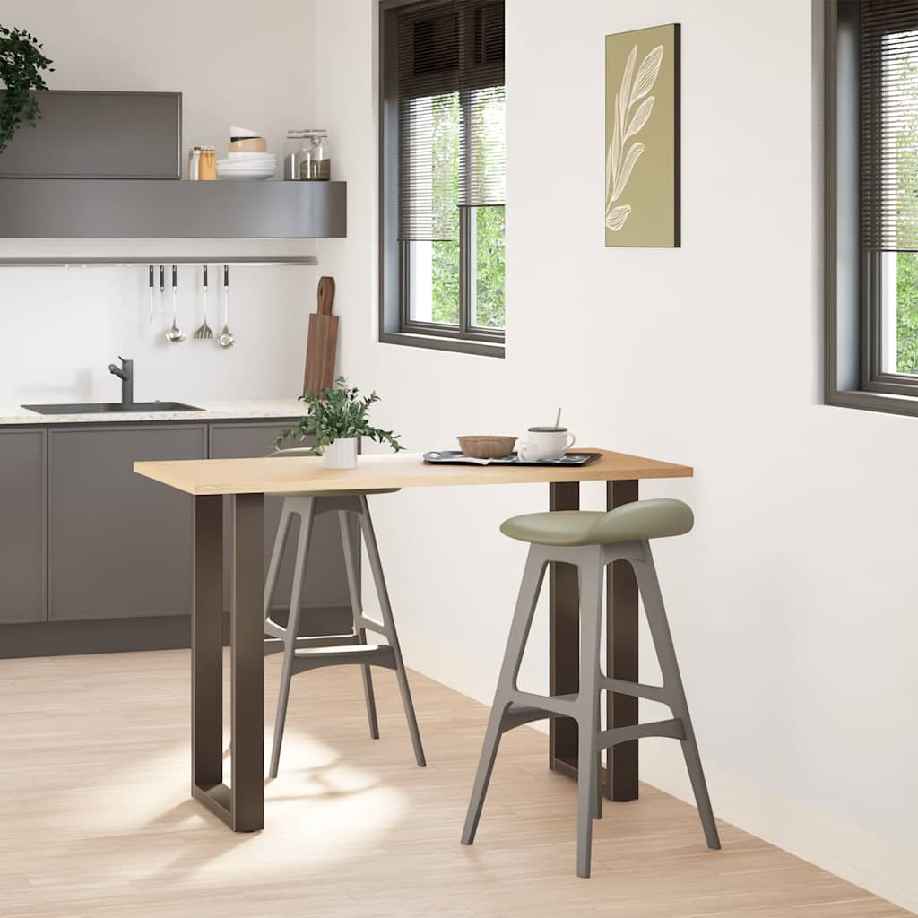 Bartafelpoten 2 st U-vormig 50x(90-91) cm staal naturel