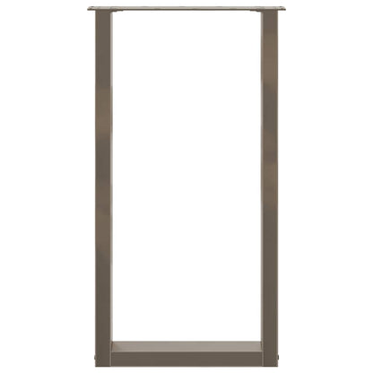 Bartafelpoten 2 st U-vormig 50x(90-91) cm staal naturel