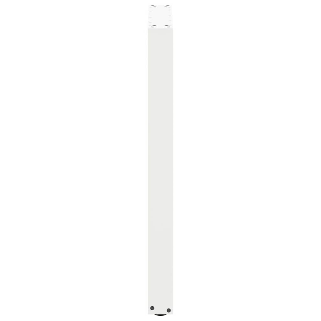 Salontafelpoten 2 st U-vormig 60x(90-91)cm staal wit