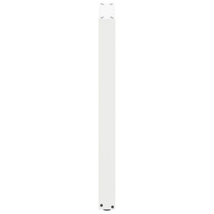 Salontafelpoten 2 st U-vormig 60x(90-91)cm staal wit