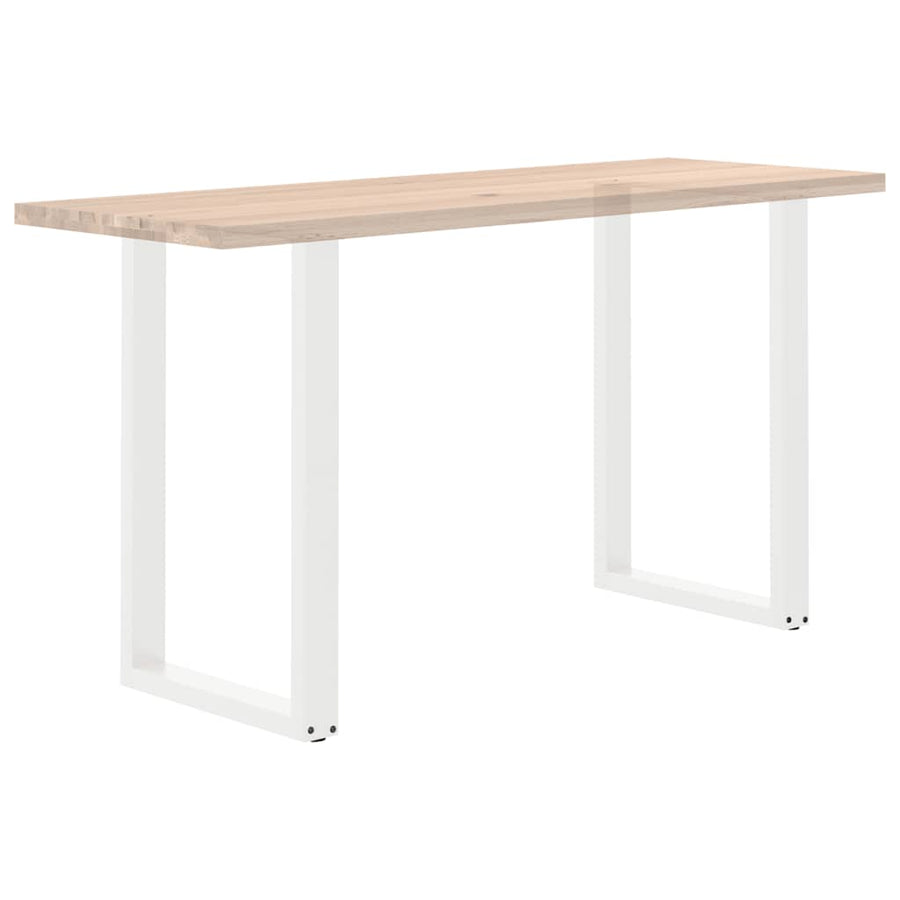 Salontafelpoten 2 st U-vormig 60x(90-91)cm staal wit