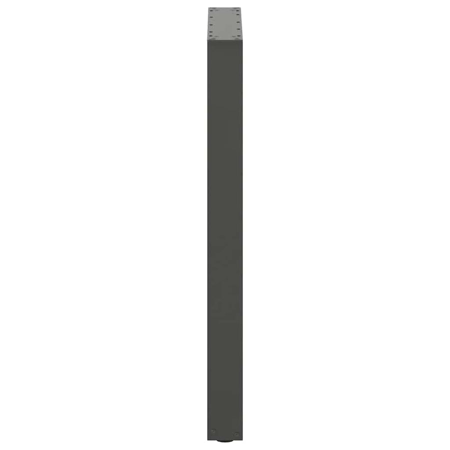 Salontafelpoten 2 st U-vormig 60x(90-91)cm staal antraciet