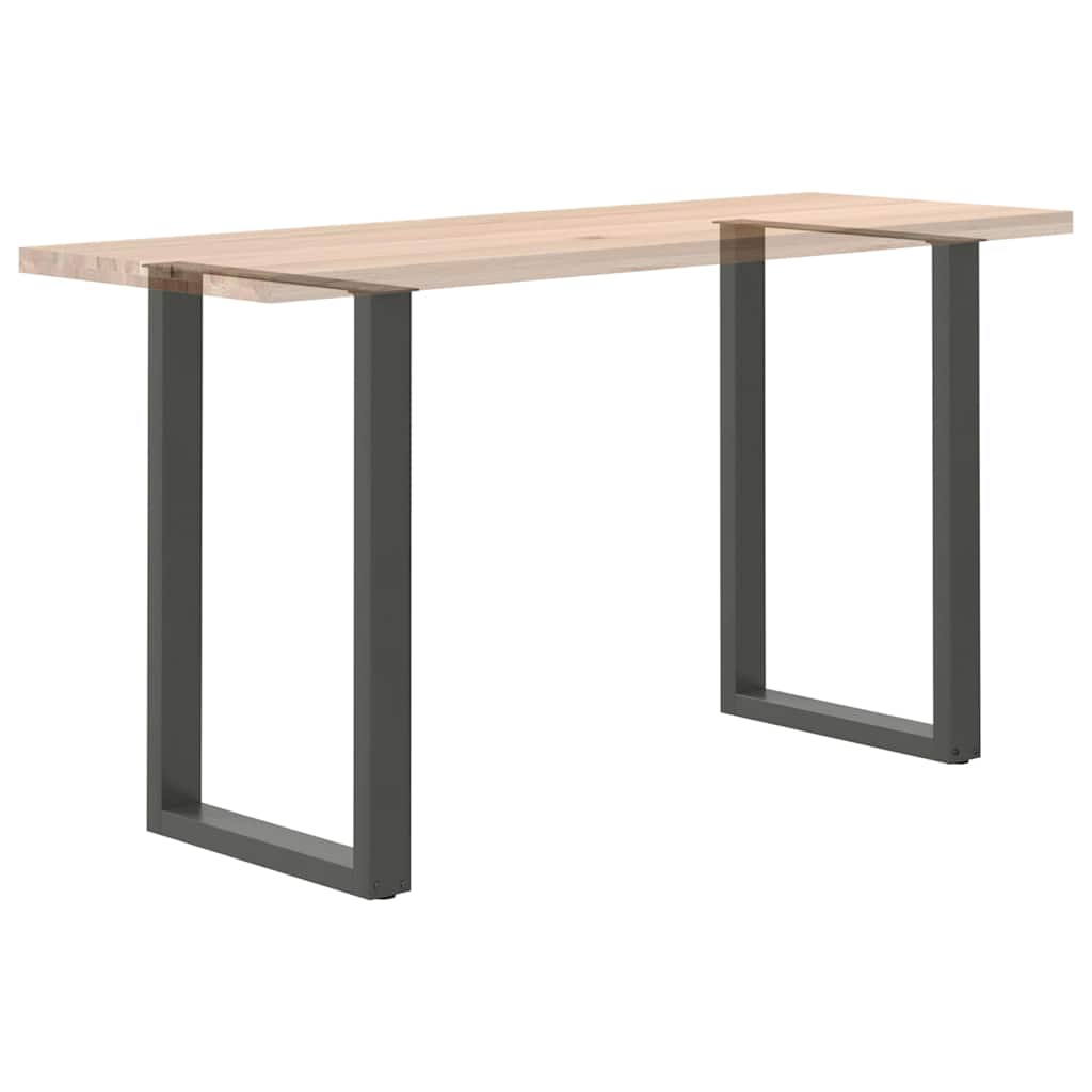 Salontafelpoten 2 st U-vormig 60x(90-91)cm staal antraciet