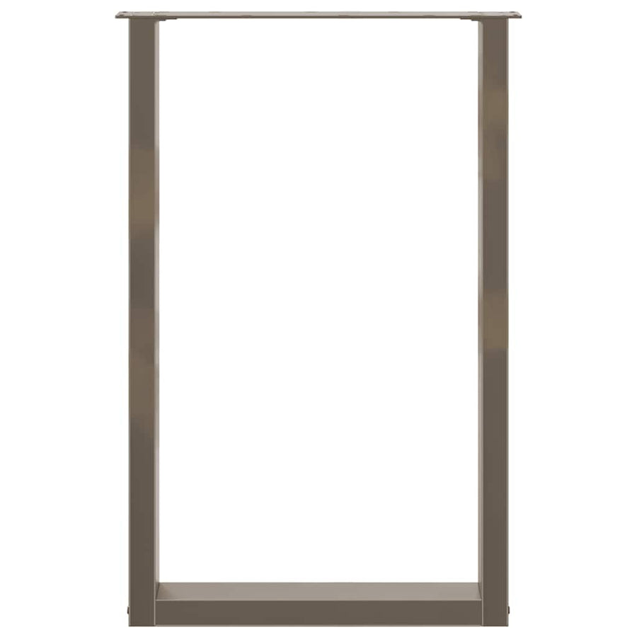 Bartafelpoten 2 st U-vormig 60x(90-91) cm staal naturel