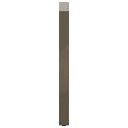 Salontafelpoten U-Vormig Staal Naturel 2 60 x (90-91) cm