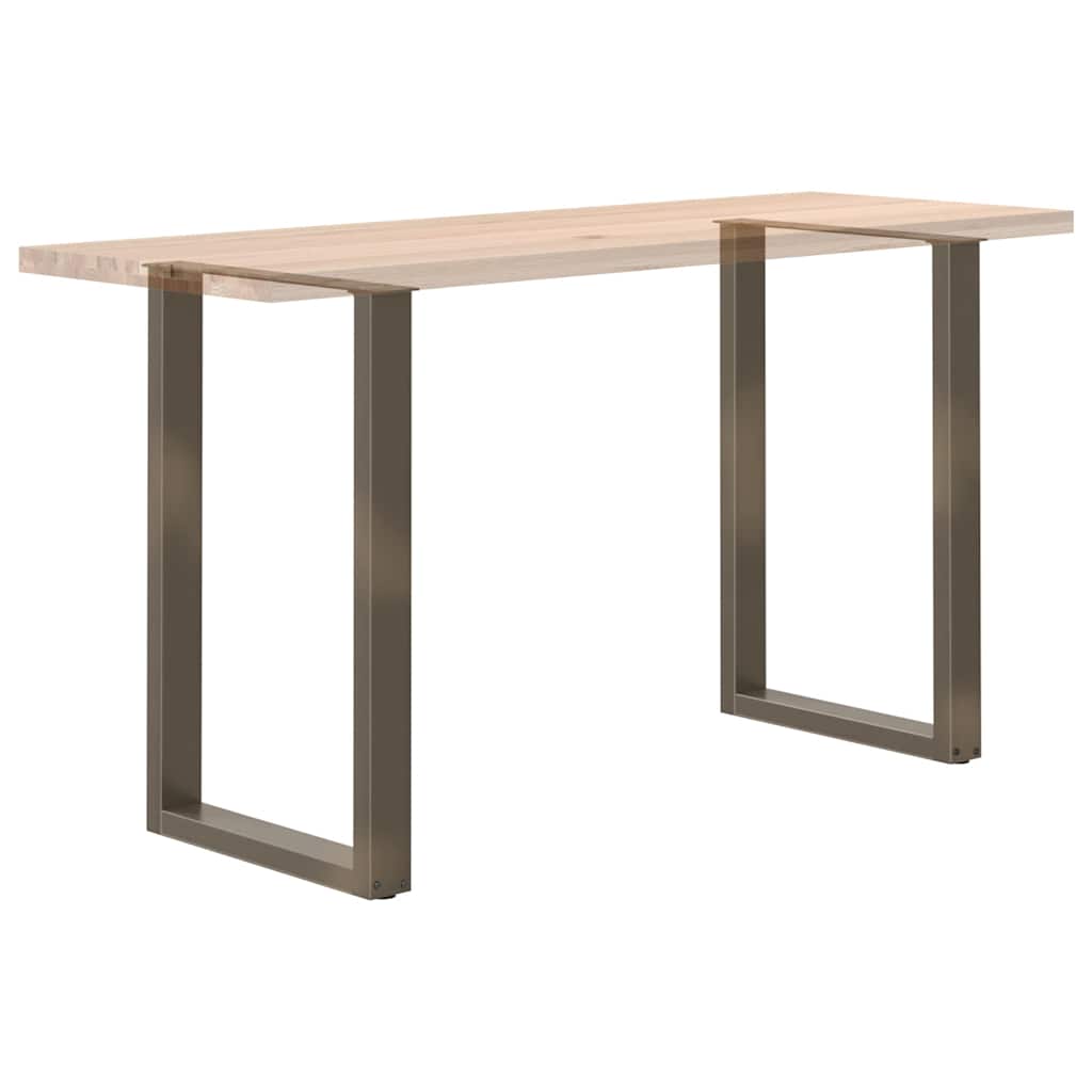 Salontafelpoten U-Vormig Staal Naturel 2 60 x (90-91) cm