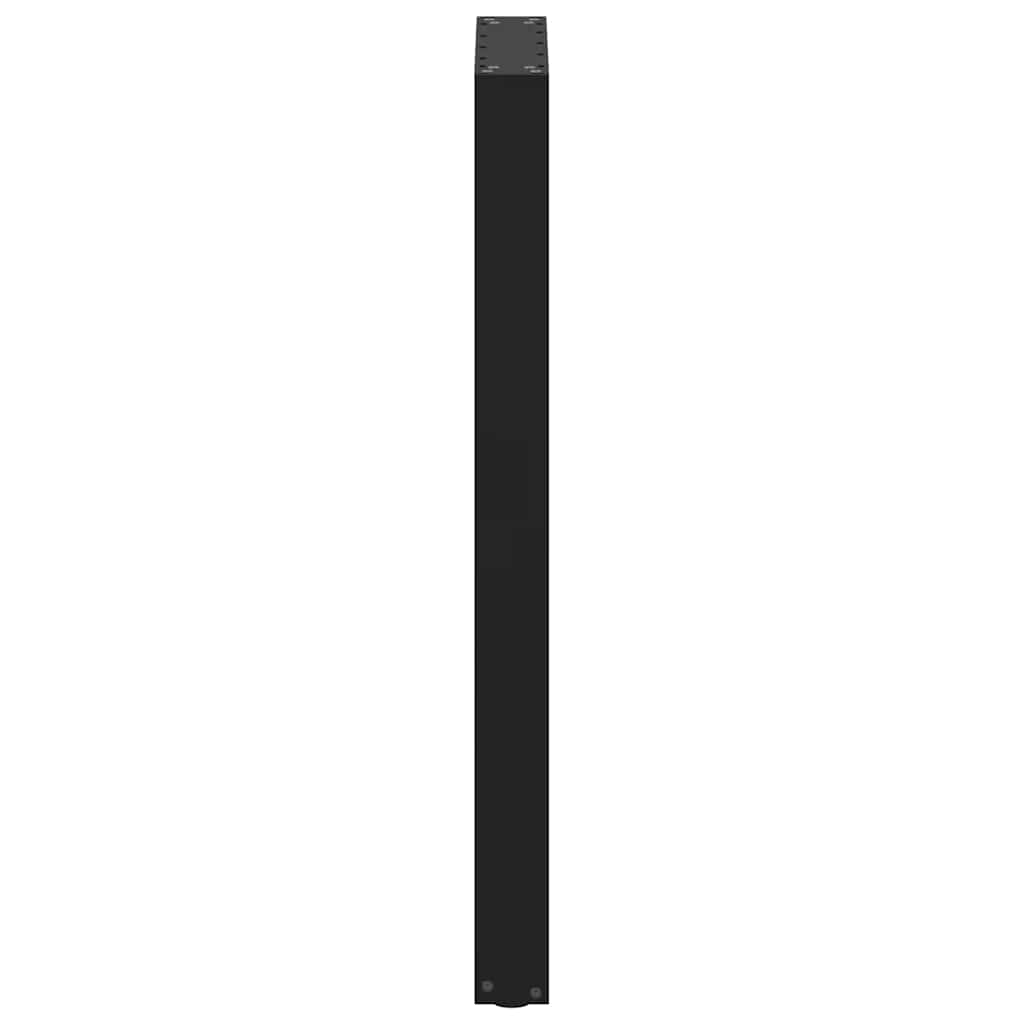 Salontafelpoten 2 st U-vormig 40x(100-101) cm staal zwart
