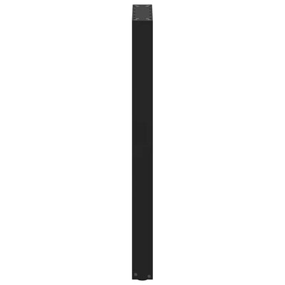 Salontafelpoten 2 st U-vormig 40x(100-101) cm staal zwart