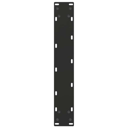 Salontafelpoten 2 st U-vormig 40x(100-101) cm staal zwart