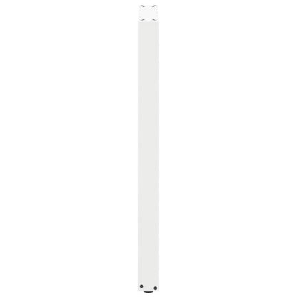 Salontafelpoten 2 st U-vormig 40x(100-101) cm staal wit