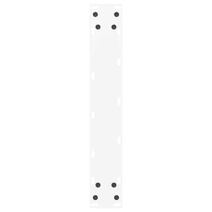Salontafelpoten 2 st U-vormig 40x(100-101) cm staal wit