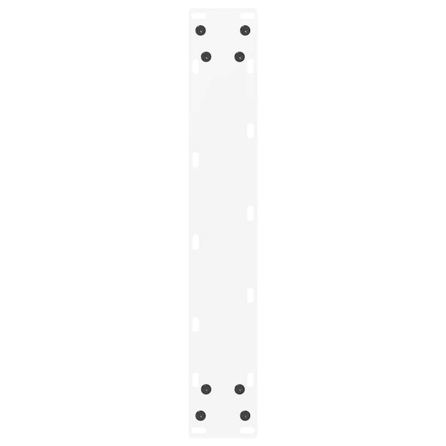 Salontafelpoten 2 st U-vormig 40x(100-101) cm staal wit