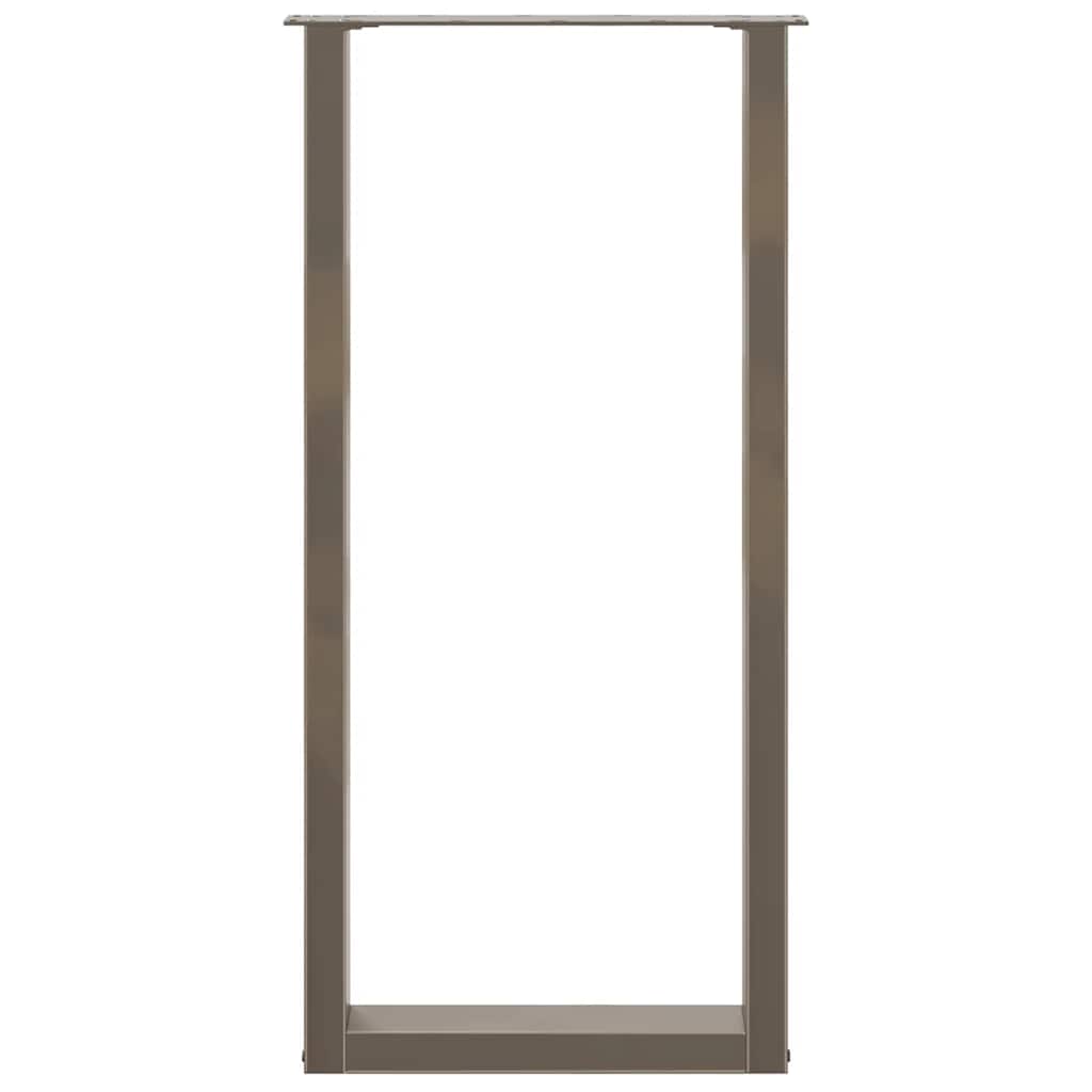 Bartafelpoten 2 st U-vormig 40x(100-101) cm staal naturel