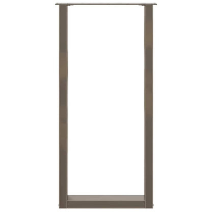 Bartafelpoten 2 st U-vormig 40x(100-101) cm staal naturel