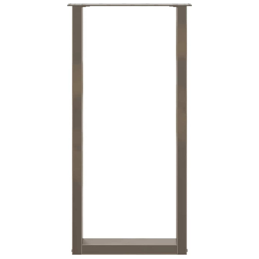 Bartafelpoten 2 st U-vormig 40x(100-101) cm staal naturel
