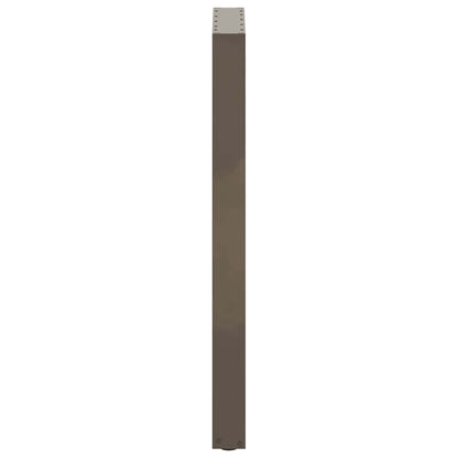 Bartafelpoten 2 st U-vormig 40x(100-101) cm staal naturel