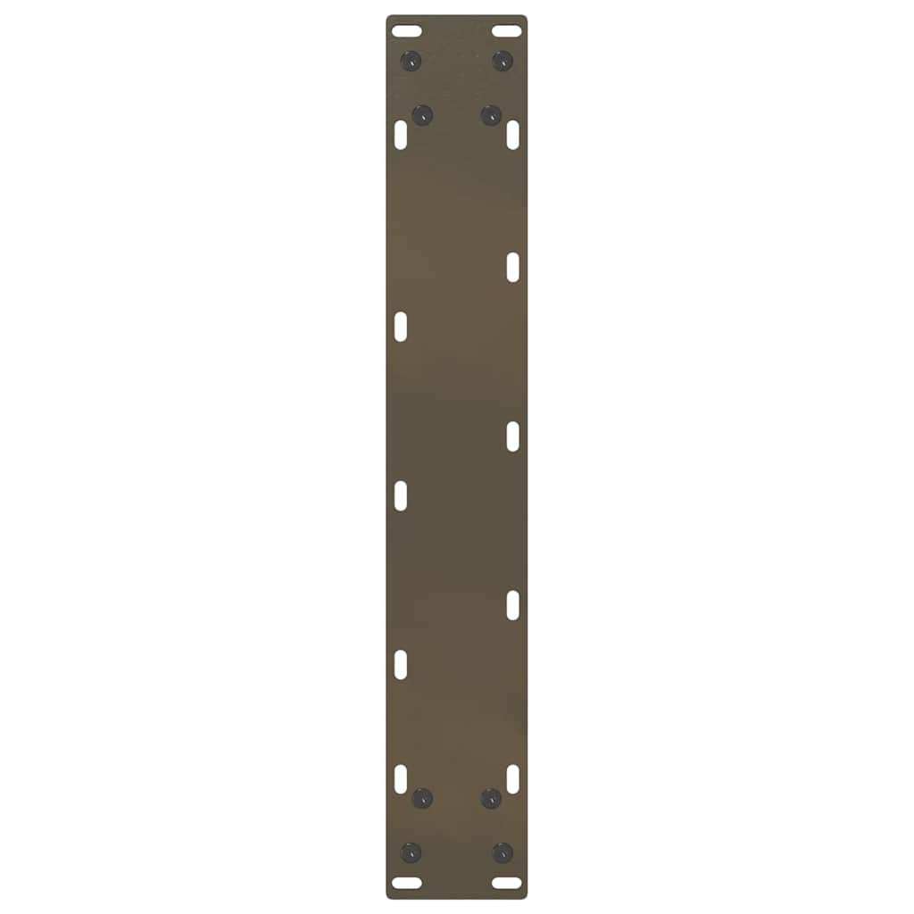 Bartafelpoten 2 st U-vormig 40x(100-101) cm staal naturel