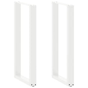 Bartafelpoten 2 st U-vormig 50x100 cm staal wit