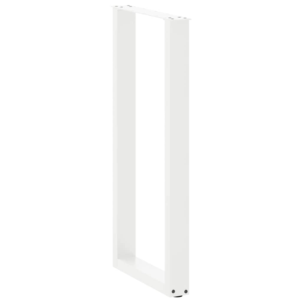 Bartafelpoten 2 st U-vormig 50x(100-101) cm staal wit