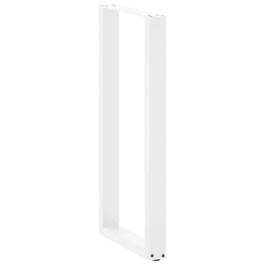 Bartafelpoten 2 st U-vormig 50x(100-101) cm staal wit