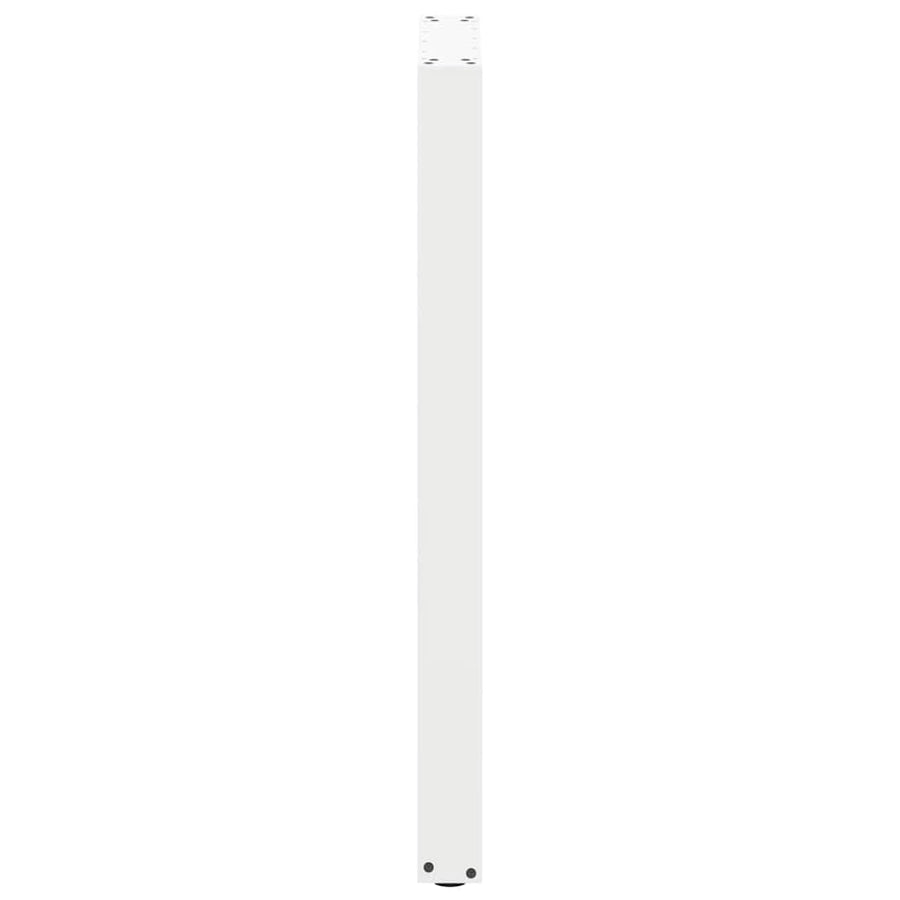 Bartafelpoten 2 st U-vormig 50x(100-101) cm staal wit
