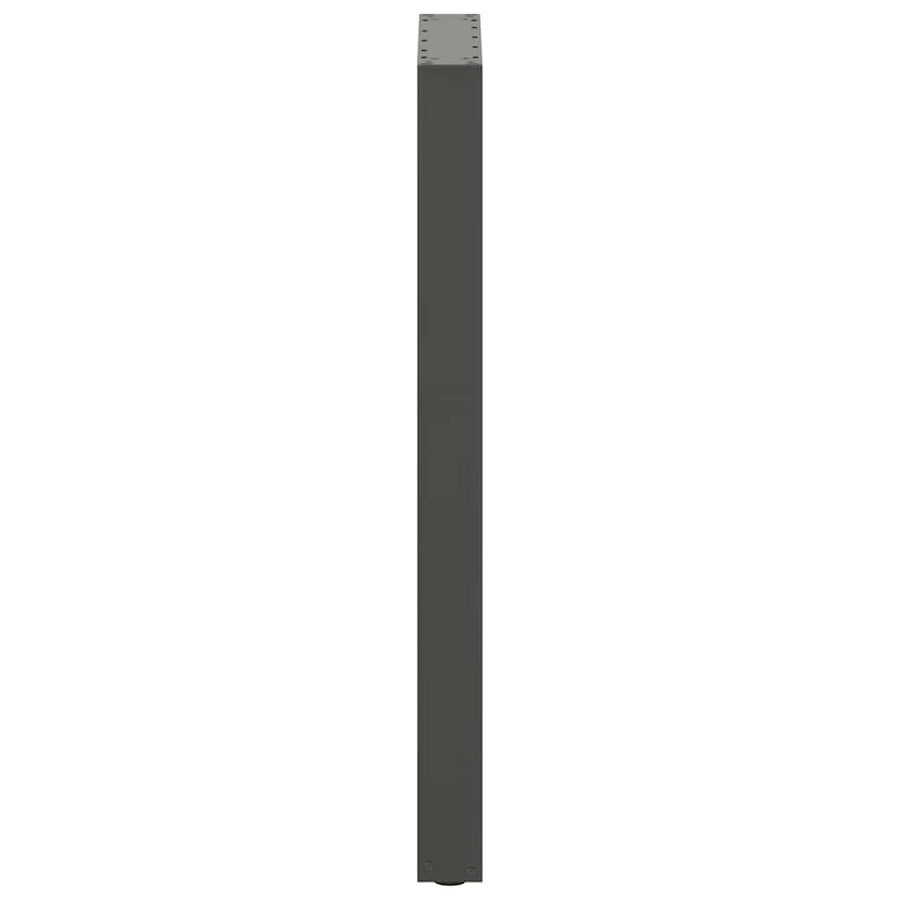Salontafelpoten 2 st U-vormig 50x(100-101) cm staal antraciet