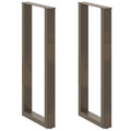 Bartafelpoten 2 st U-vormig 50x(100-101) cm staal naturel
