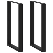 Bartafelpoten 2 st U-vormig 60x(100-101) cm staal zwart