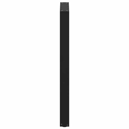 Bartafelpoten 2 st U-vormig 60x(100-101) cm staal zwart