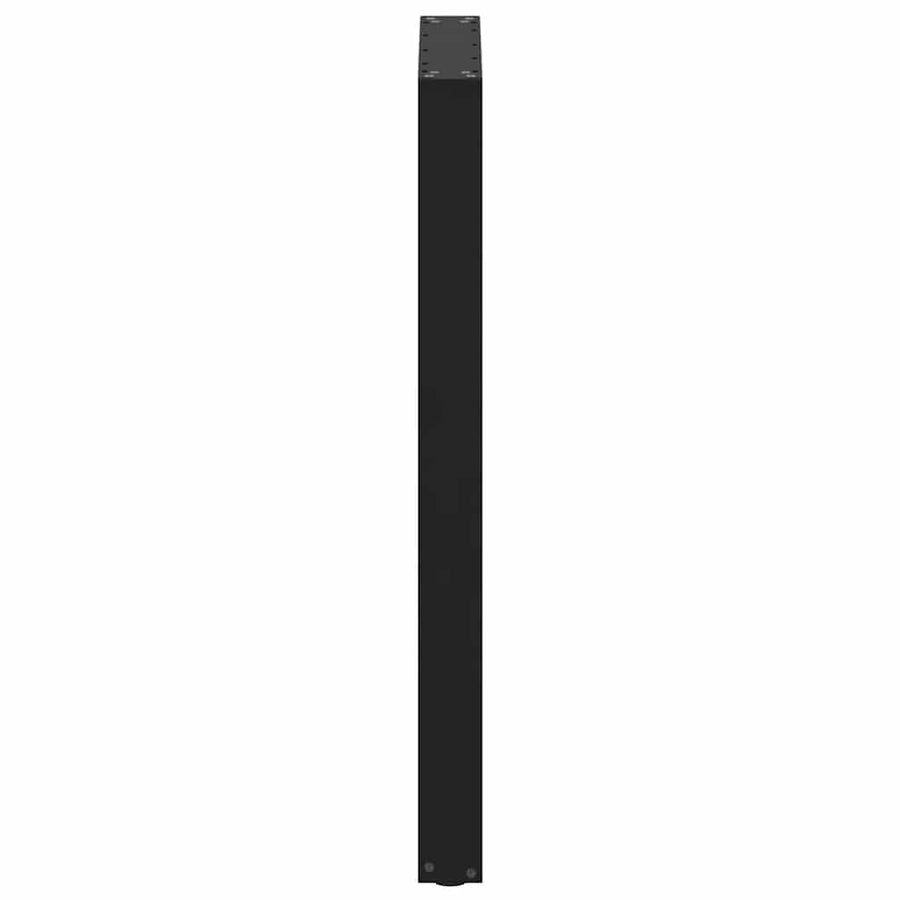 Bartafelpoten 2 st U-vormig 60x(100-101) cm staal zwart