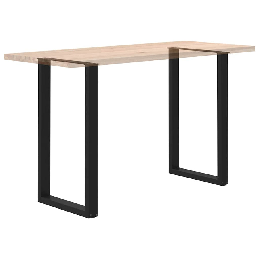 Bartafelpoten 2 st U-vormig 60x(100-101) cm staal zwart