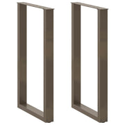 Bartafelpoten 2 st U-vormig 60x100 cm staal naturel