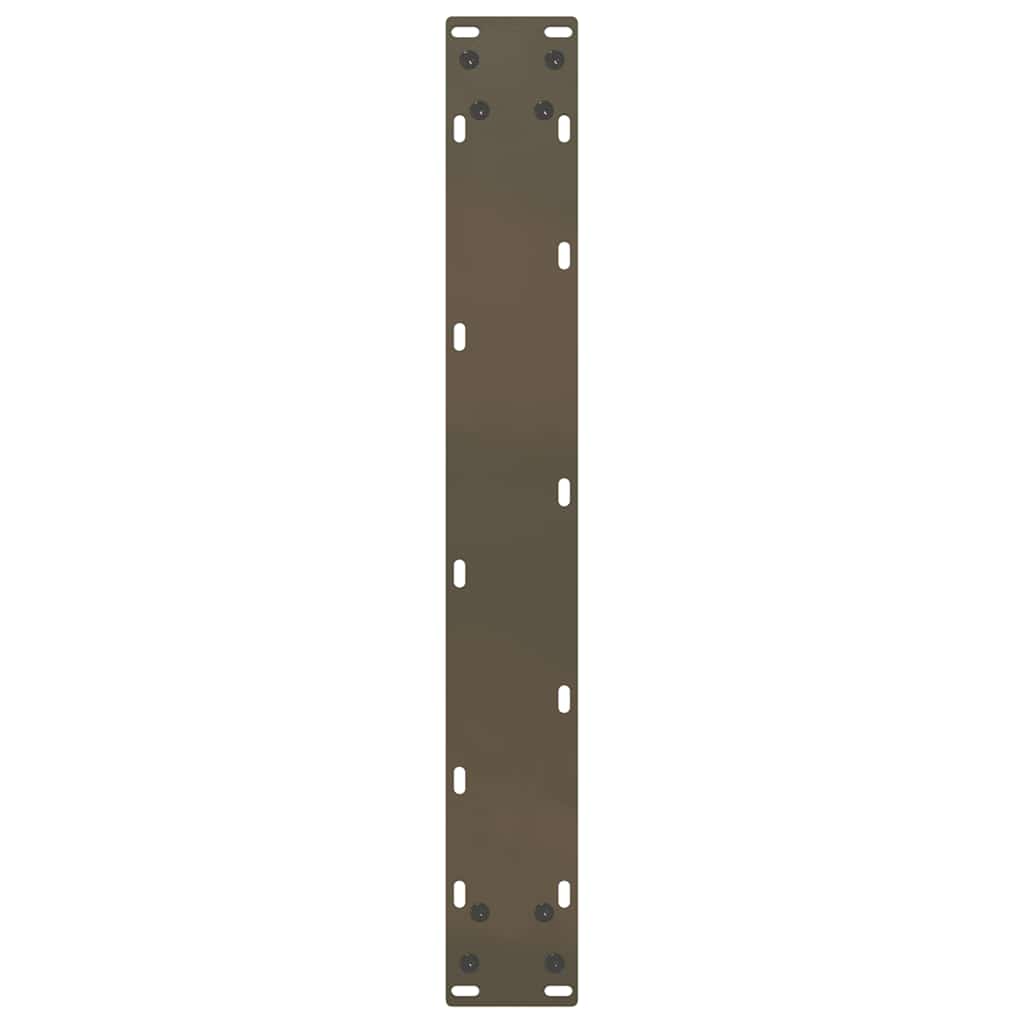 Salontafelpoten U-Vormig Staal Naturel 2 60 x (100-101) cm
