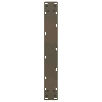 Salontafelpoten U-Vormig Staal Naturel 2 60 x (100-101) cm