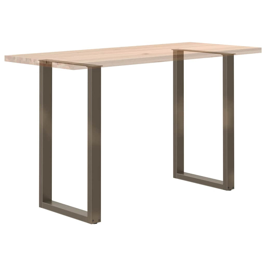 Salontafelpoten U-Vormig Staal Naturel 2 60 x (100-101) cm