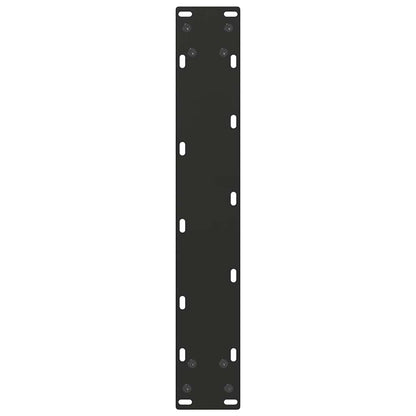 Salontafelpoten 2 st U-vormig 40x(110-111) cm staal zwart