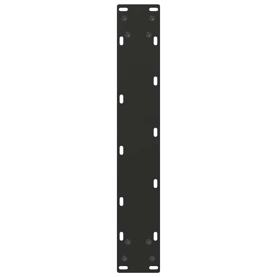 Salontafelpoten 2 st U-vormig 40x(110-111) cm staal zwart