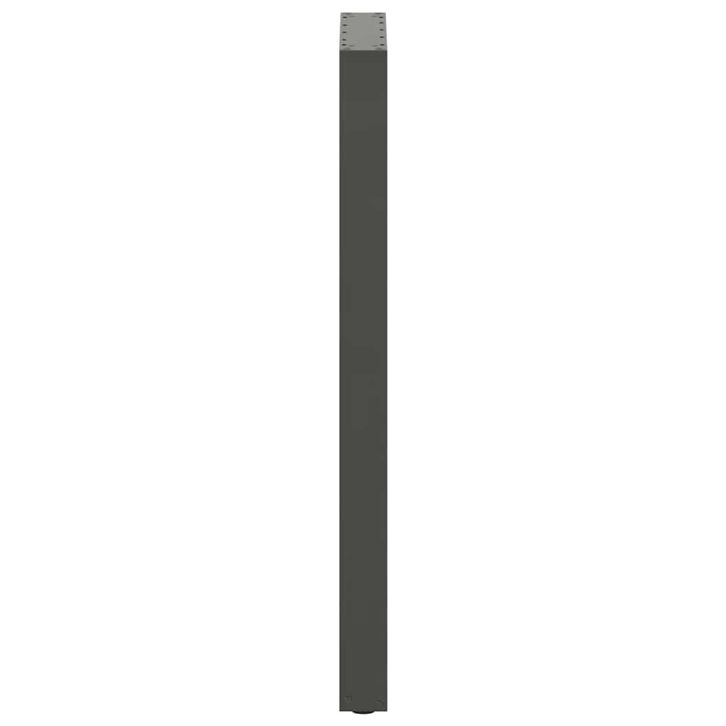 Bartafelpoten 2 st U-vormig 40x(110-111) cm staal antraciet