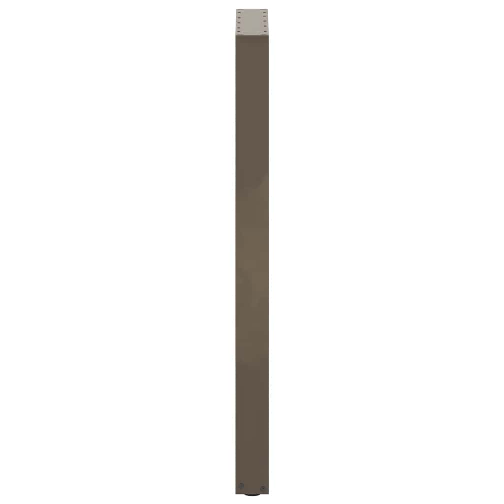 Salontafelpoten U-Vormig Staal Naturel 2 40 x (110-111) cm