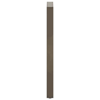 Salontafelpoten U-Vormig Staal Naturel 2 40 x (110-111) cm