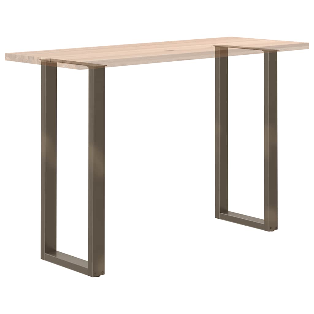 Salontafelpoten U-Vormig Staal Naturel 2 40 x (110-111) cm