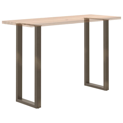 Salontafelpoten U-Vormig Staal Naturel 2 40 x (110-111) cm