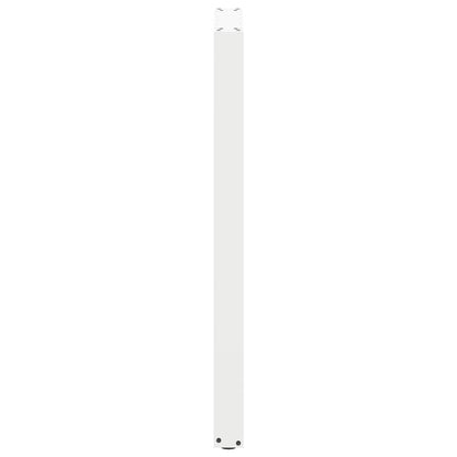 Salontafelpoten 2 st U-vormig 50x(110-111) cm staal wit