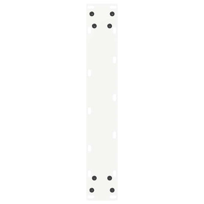 Salontafelpoten 2 st U-vormig 50x(110-111) cm staal wit