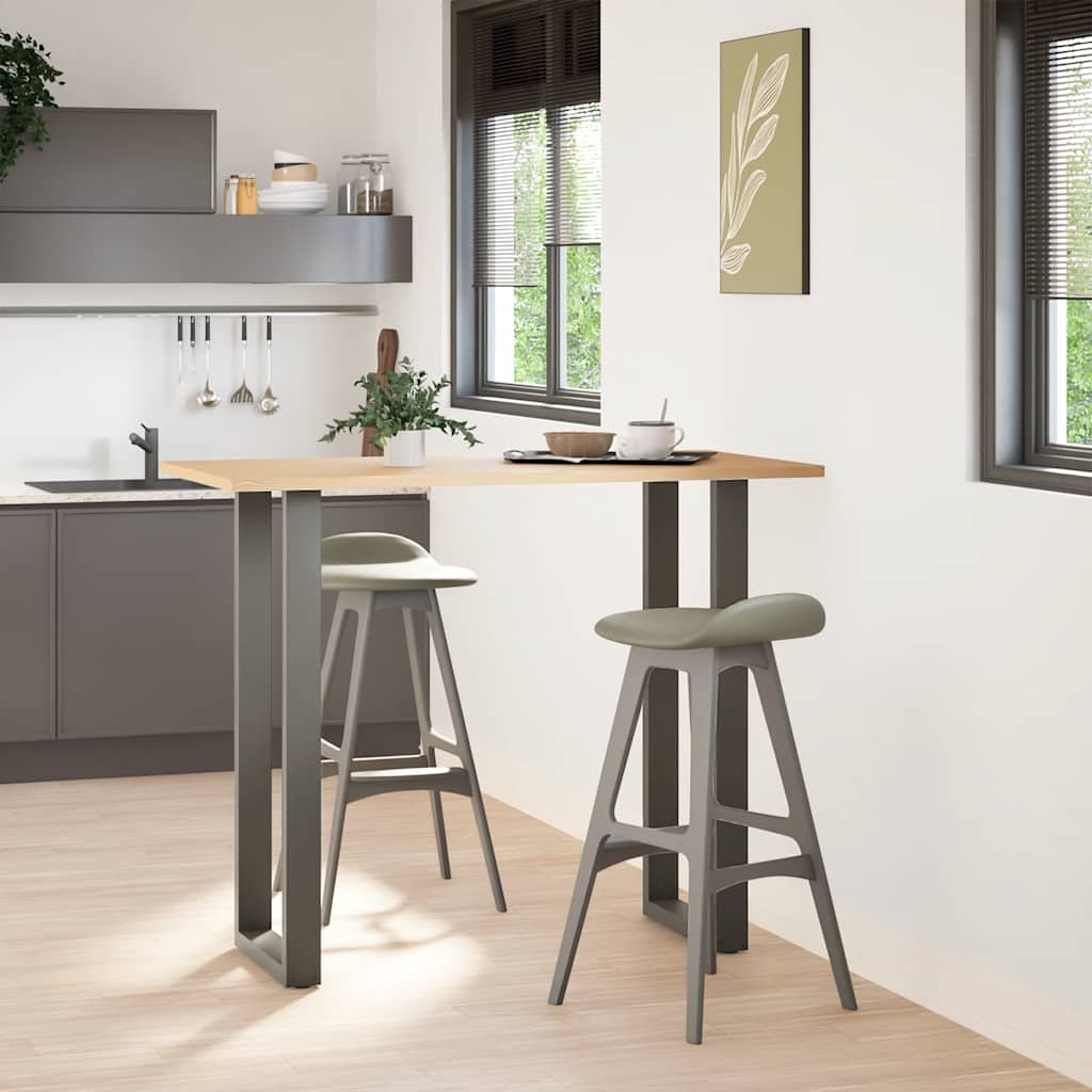 Bartafelpoten 2 st U-vormig 50x(110-111) cm staal antraciet